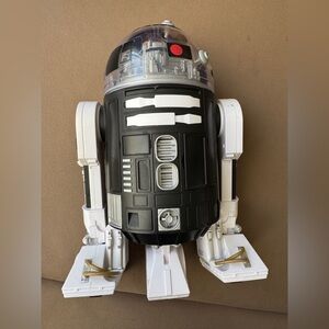 Star Wars Galaxy's Edge Droid Depot Custom Astromech R2 Unit Black White Silver